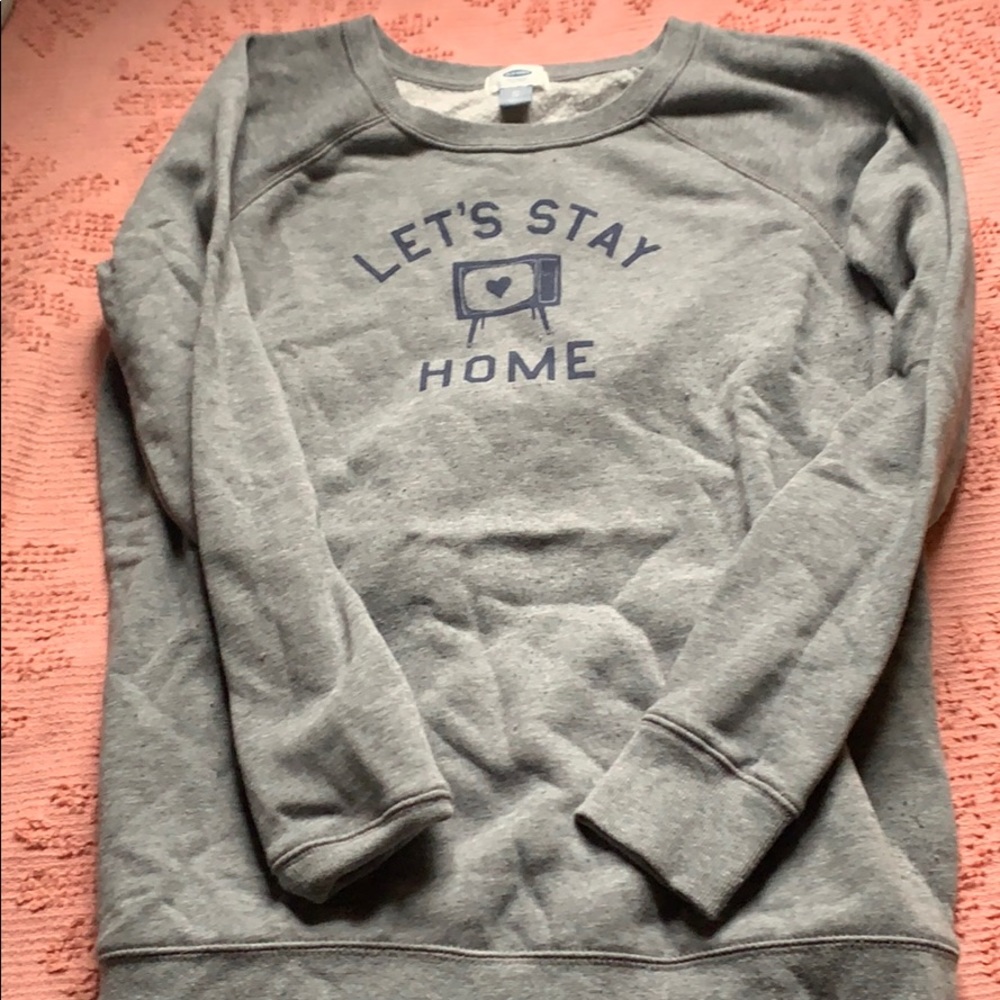 Let’s stay home sweatshirt